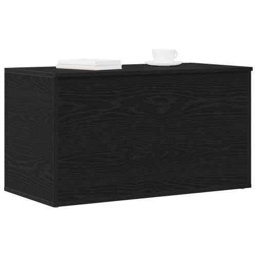 Kutija za skladištenje Crni hrast 84x42x46 cm Odlična konstrukcija od drveta Cijena