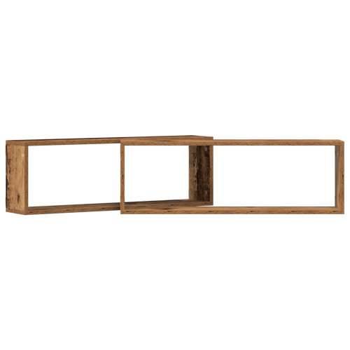 Police 2 kom Staro drvo 80x15x26 cm Konstruirano drvo Cijena