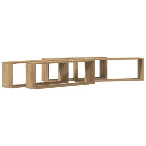 Police 4 kom Artisan hrast 80x15x26 cm od konstruiranog drva Cijena