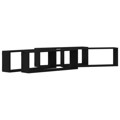 Police 4 kom Crni Hrast 80x15x26 cm od konstruiranog drva Cijena