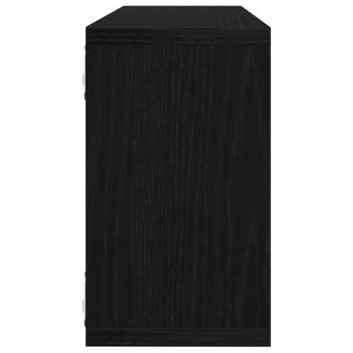 Police 4 kom Crni Hrast 80x15x26 cm od konstruiranog drva Cijena