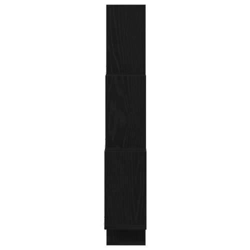 Zidni ormar u crnom hrastu 78x15x92 cm, od inženjerskog drva Cijena