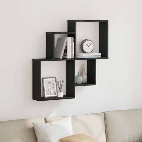 Zidni ormar Crni hrast 80x15x78,5 cm, kvalitetno drvo Cijena