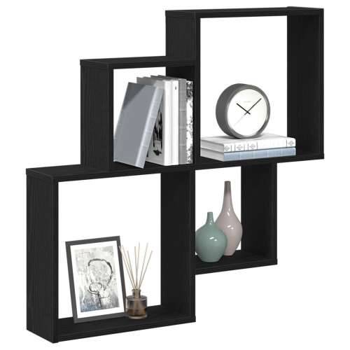 Zidni ormar Crni hrast 80x15x78,5 cm, kvalitetno drvo Cijena