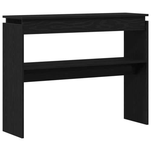 Konzolni stol Crna hrastovina 80x30x102 cm inženjersko drvo Cijena