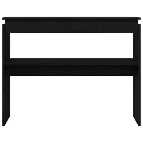 Konzolni stol Crna hrastovina 80x30x102 cm inženjersko drvo Cijena