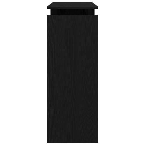 Konzolni stol Crna hrastovina 80x30x102 cm inženjersko drvo Cijena