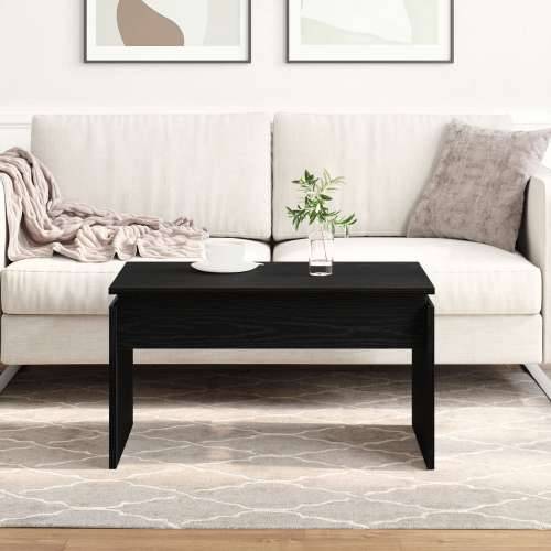 Stolić za kavu Crna hrastovina 68x38x50 cm od inženjerske drva Cijena