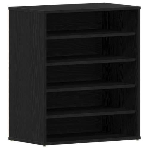 Ormar za cipele crni hrast 60x35x70 cm od konstruiranog drveta Cijena