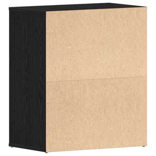 Ormar za cipele crni hrast 60x35x70 cm od konstruiranog drveta Cijena