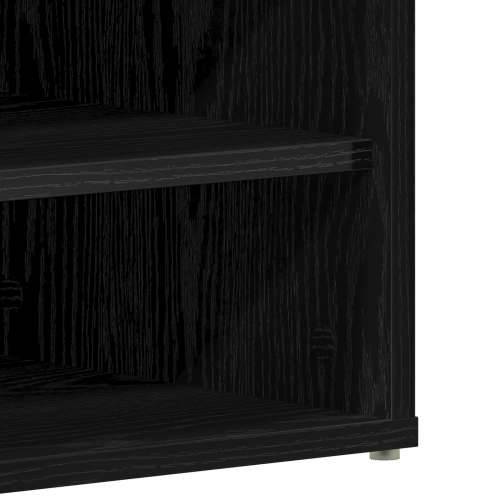 Ormar za cipele crni hrast 60x35x70 cm od konstruiranog drveta Cijena