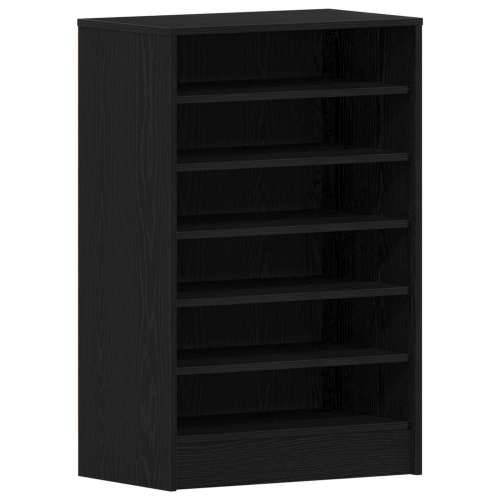 Ormar za cipele Crni Hrast 60x35x92 cm Odabrano drvo Cijena