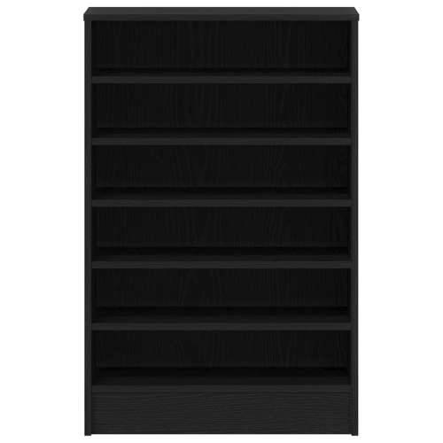 Ormar za cipele Crni Hrast 60x35x92 cm Odabrano drvo Cijena