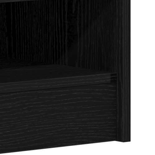 Ormar za cipele Crni Hrast 60x35x92 cm Odabrano drvo Cijena