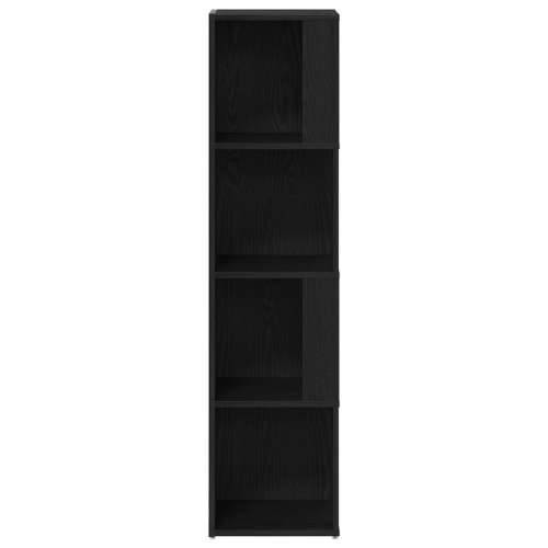 Crna Hrast Polica 33x33x132 cm Od drvene građe Cijena