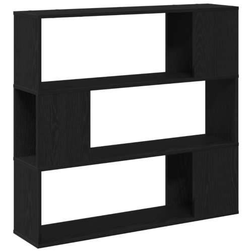 Polica za knjige Crni hrast 100x24x94 cm od konstruiranog drva Cijena