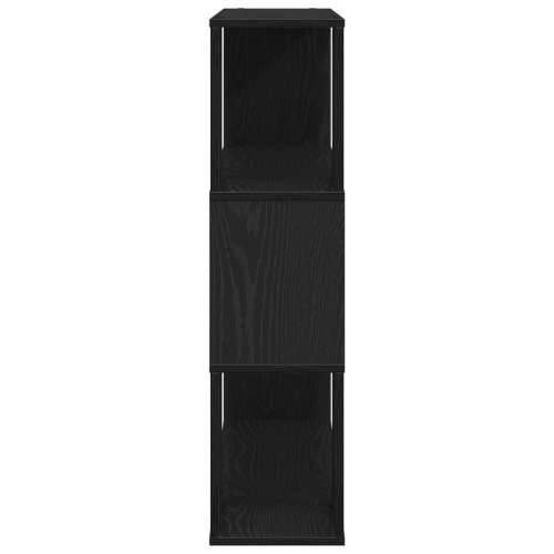 Polica za knjige Crni hrast 100x24x94 cm od konstruiranog drva Cijena