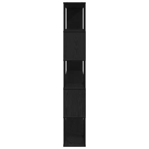 Polica za knjige Crna Hrast 100x24x155 cm Cijena