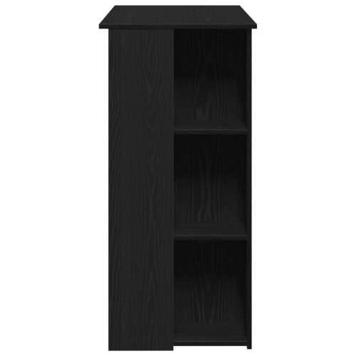 Bar Stol s Policom - Crni Hrast, 102x50x103.5 cm, Izrađen od inženjerskog drva Cijena