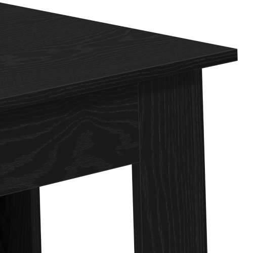 Bar Stol s Policom - Crni Hrast, 102x50x103.5 cm, Izrađen od inženjerskog drva Cijena