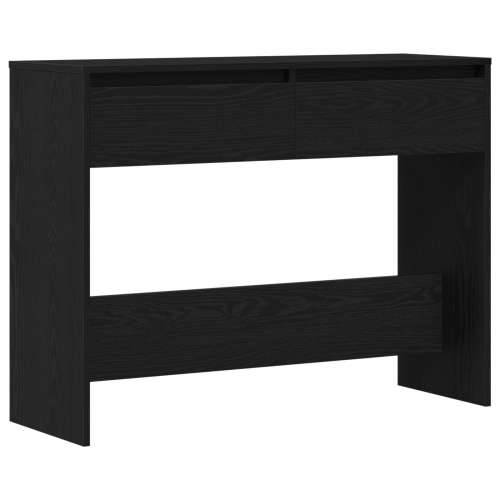 Crni Oslonički Sto - 100x35x76.5 cm - Konstruirano drvo Cijena