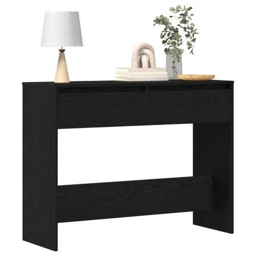 Crni Oslonički Sto - 100x35x76.5 cm - Konstruirano drvo Cijena