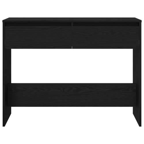 Crni Oslonički Sto - 100x35x76.5 cm - Konstruirano drvo Cijena