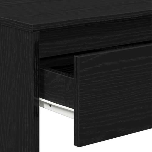 Crni Oslonički Sto - 100x35x76.5 cm - Konstruirano drvo Cijena