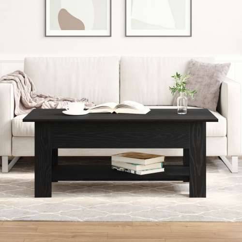 Stolić za kavu crna hrastovina 102x55x42 cm umjetno drvo Cijena
