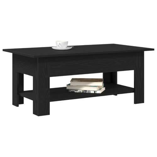 Stolić za kavu crna hrastovina 102x55x42 cm umjetno drvo Cijena