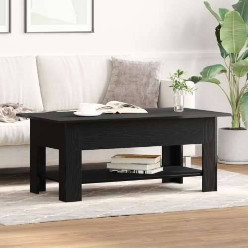 Stolić za kavu crna hrastovina 102x55x42 cm umjetno drvo Cijena