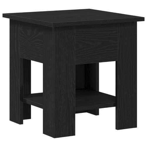 Stolić za kavu Crna Oslikana hrast 40x40x42 cm Konstruirano drvo Cijena