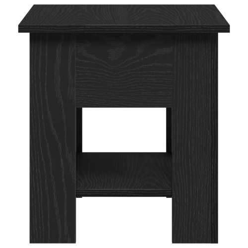 Stolić za kavu Crna Oslikana hrast 40x40x42 cm Konstruirano drvo Cijena