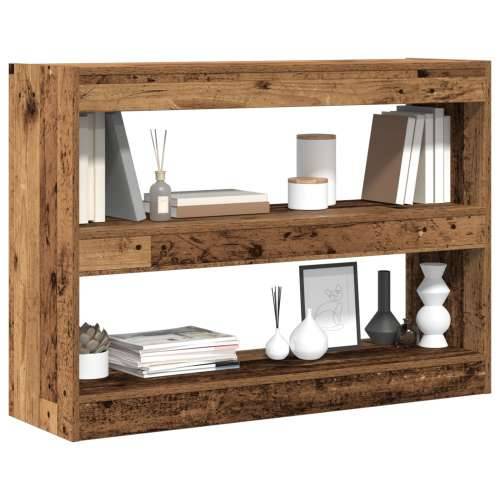 Knjiga Kabinet/Dijelitelj Ureda u Starom Drvetu, 100x30x72 cm, Izrađeno od Inženjerskog Drva Cijena