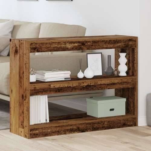 Knjiga Kabinet/Dijelitelj Ureda u Starom Drvetu, 100x30x72 cm, Izrađeno od Inženjerskog Drva Cijena