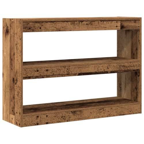 Knjiga Kabinet/Dijelitelj Ureda u Starom Drvetu, 100x30x72 cm, Izrađeno od Inženjerskog Drva Cijena