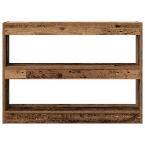 Knjiga Kabinet/Dijelitelj Ureda u Starom Drvetu, 100x30x72 cm, Izrađeno od Inženjerskog Drva Cijena