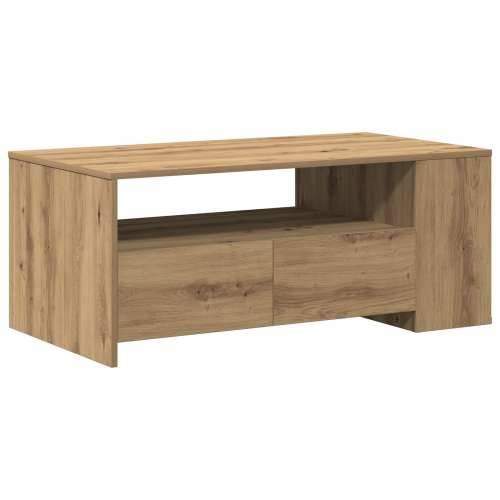 Stolić za kavu - Umjetni hrast - 102x55x43.5 cm - Izrađeno od konstruiranog drveta Cijena