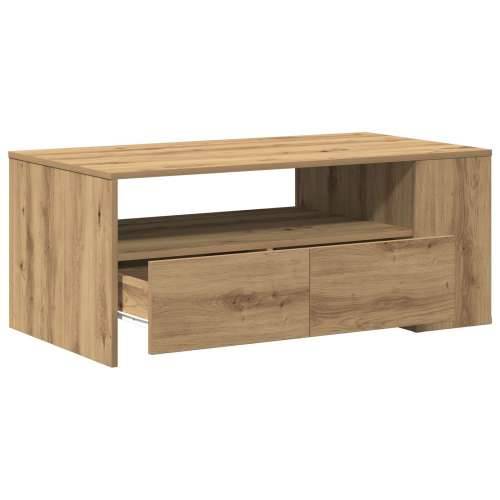 Stolić za kavu - Umjetni hrast - 102x55x43.5 cm - Izrađeno od konstruiranog drveta Cijena