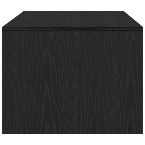 Crni hrastov stolić za kavu 102x55x43.5 cm od kompozitnog drva Cijena