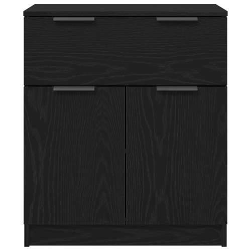 Crni Hrastov Sideboard 60x30x70 cm Konstruirano drvo Cijena