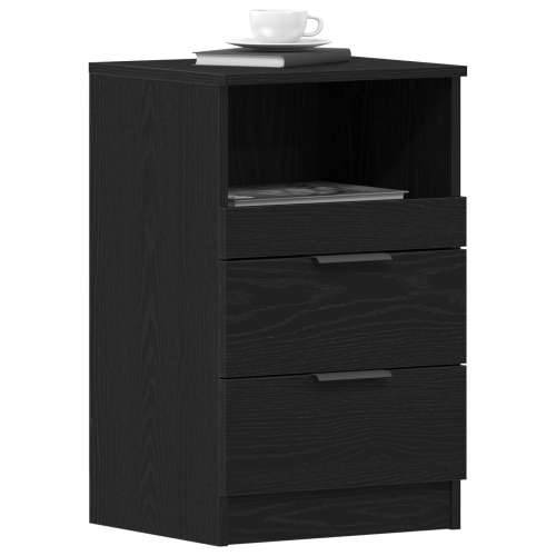 Noćni ormarići 2 kom Crni hrast 40x35x65 cm Konstruirano drvo Cijena