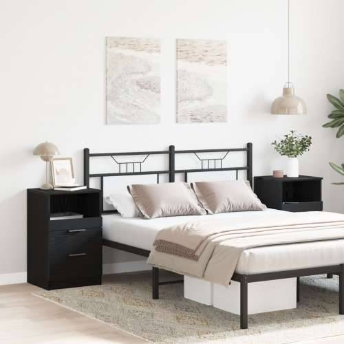 Noćni ormarići 2 kom Crni hrast 40x35x65 cm Konstruirano drvo Cijena