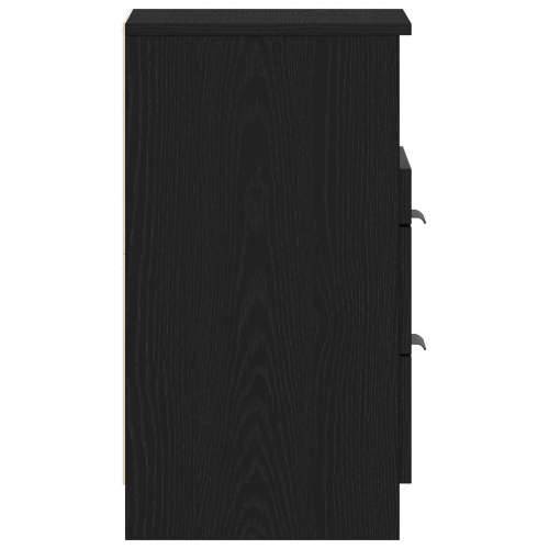 Noćni ormarići 2 kom Crni hrast 40x35x65 cm Konstruirano drvo Cijena