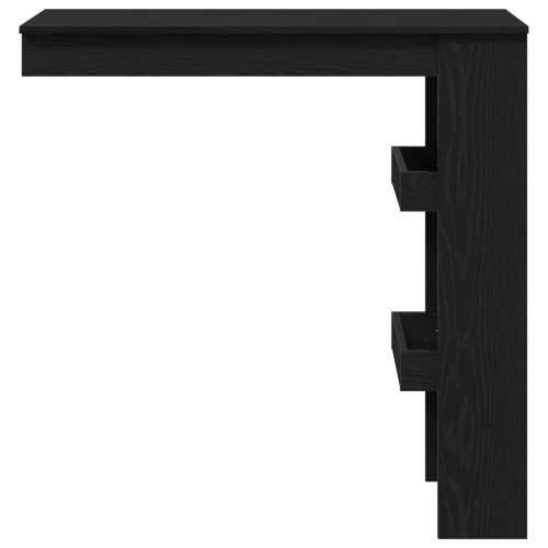 Zidni bar stol - Crni hrast - 102x55x103.5 cm - Napravljen od konstruiranog drveta Cijena