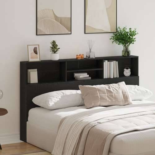 Okvir za krevet Crna hrastovina 180x19x103,5 cm Cijena