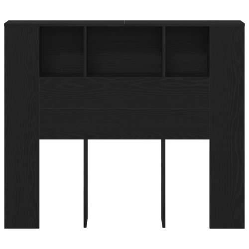 Uzglavlje Ormar Crni Hrast 120x19x104,5 cm Konstruirano drvo Cijena