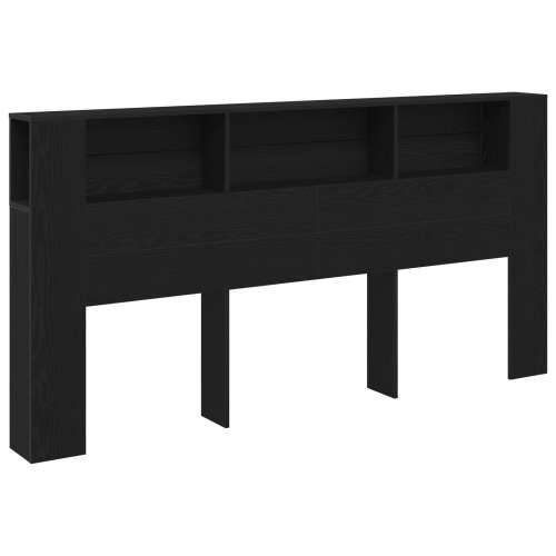 Okvir za krevet Crni hrast 200x18,5x104,5 cm Cijena