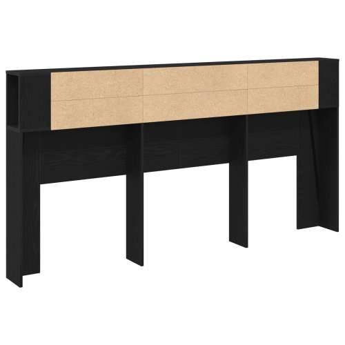 Okvir za krevet Crni hrast 200x18,5x104,5 cm Cijena