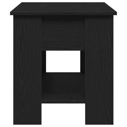 Crni hrastov stolić za kavu - 101x49x52 cm napravljen od inženjerskog drva Cijena